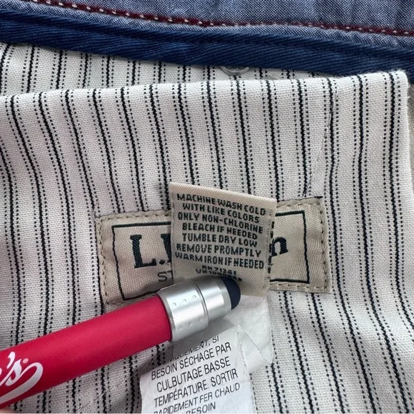 L.L.Bean Men’s Casual Standard Fit 100% Cotton Light Khakis, EUC - Picture 5 of 7